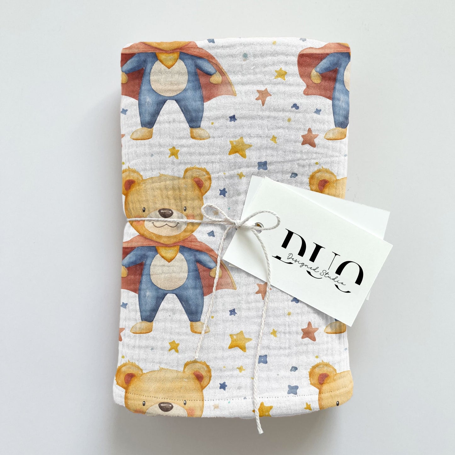 Hero Teddy Digital Seamless Pattern