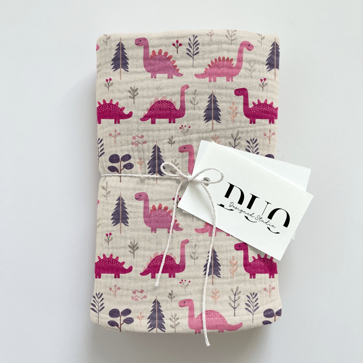 Hot Pink Dinos Digital Seamless Pattern