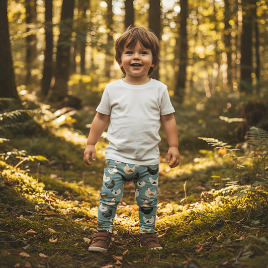 Blue Chickens Digital Seamless Pattern