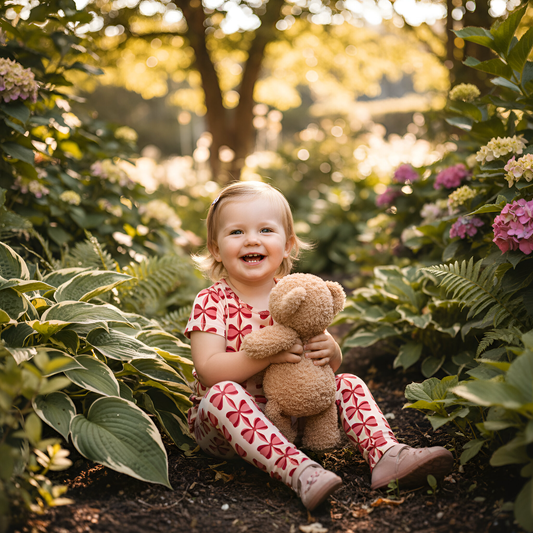 Red & Pink Bows Digital Seamless Pattern
