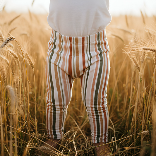 Boho Painted Stripes Digital Seamless Pattern