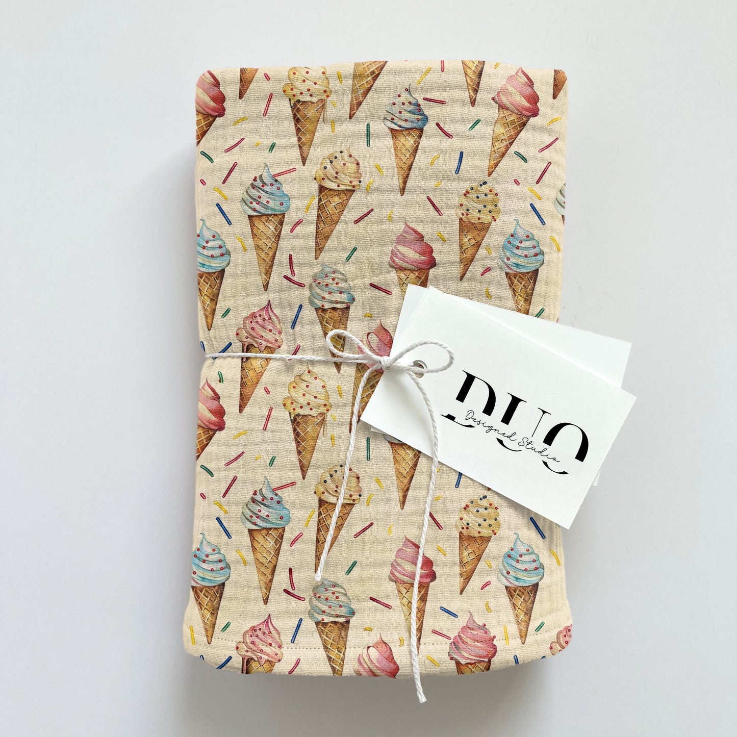 Ice Cream Sprinkles Digital Seamless Pattern