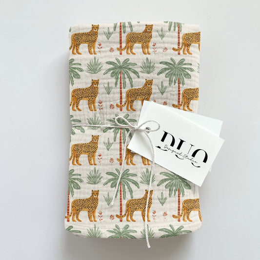 Jungle Cat Digital Seamless Pattern