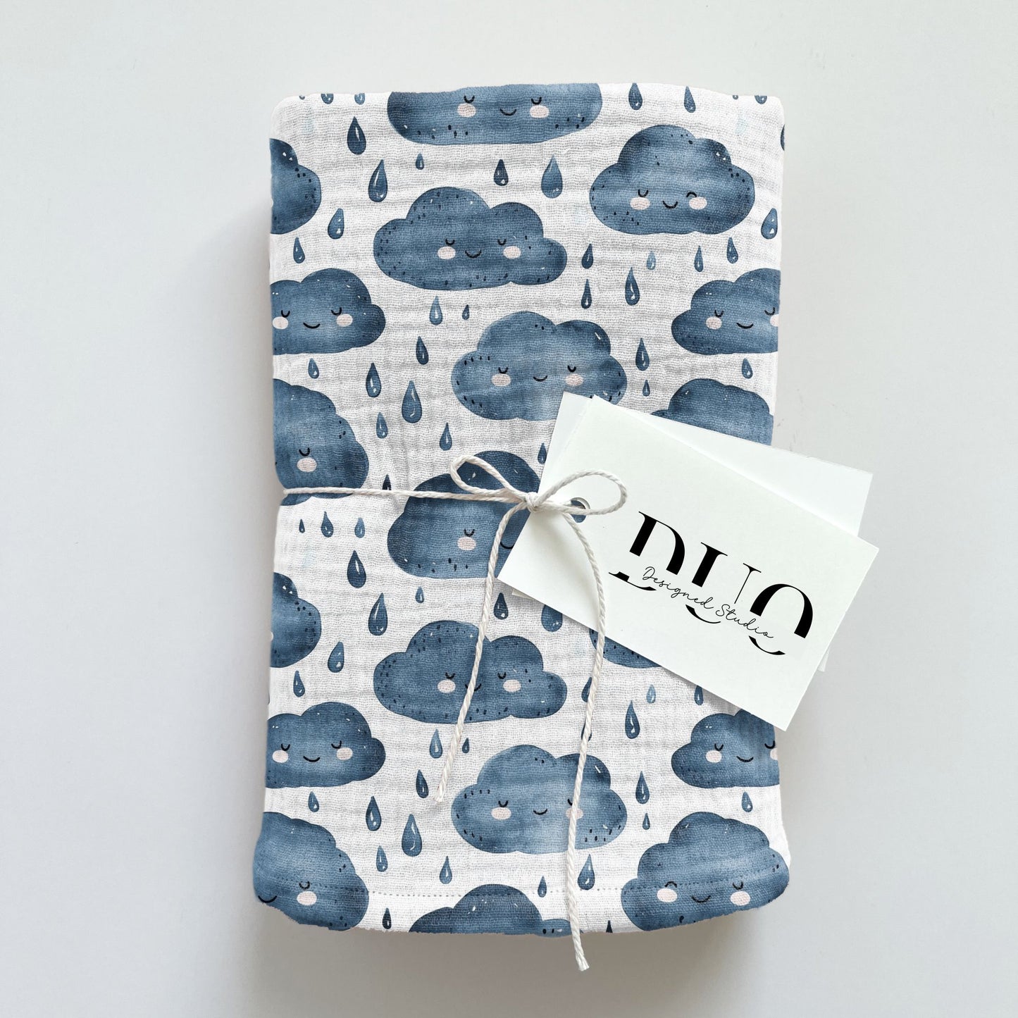 Rainclouds Digital Seamless Pattern