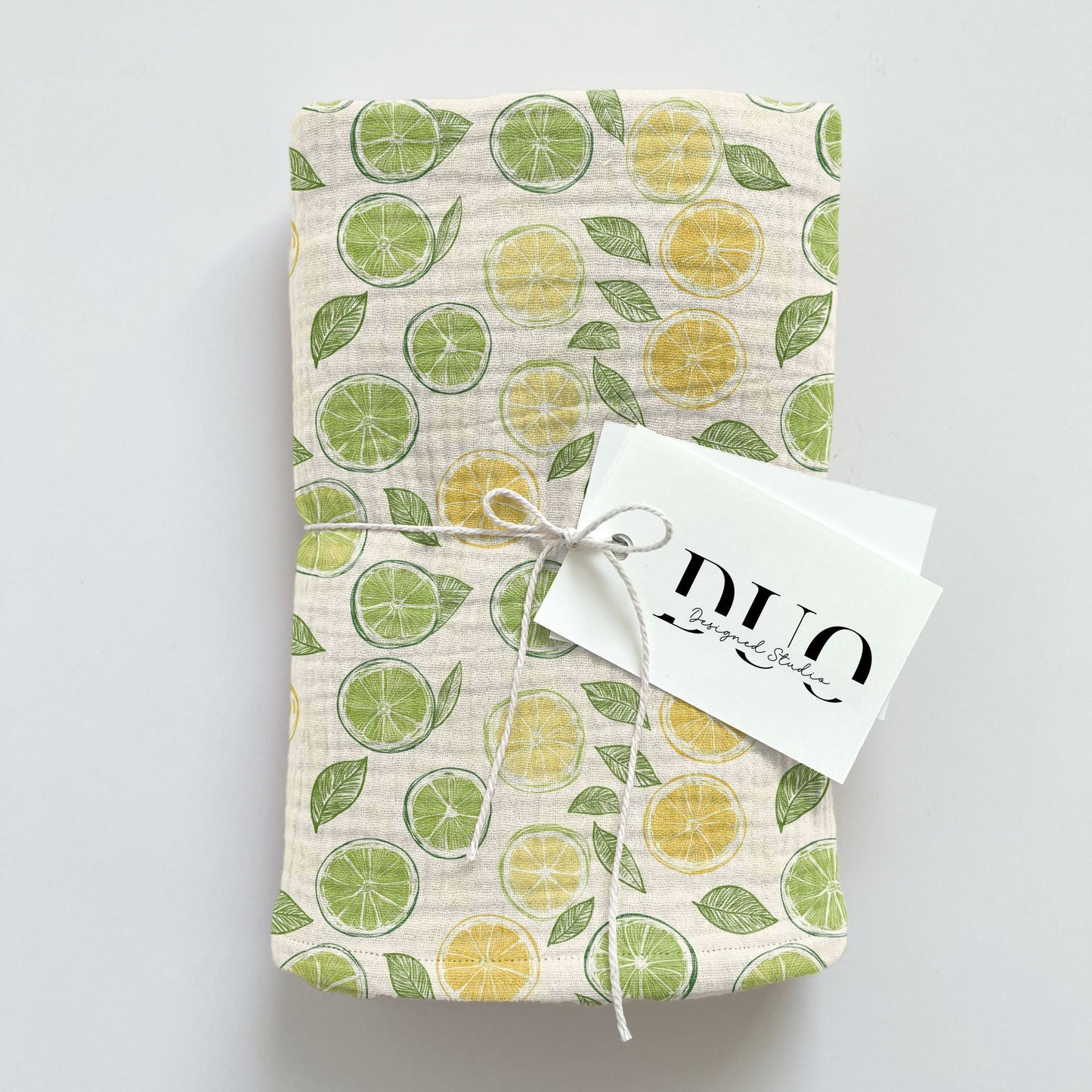 Lemons & Limes Digital Seamless Pattern