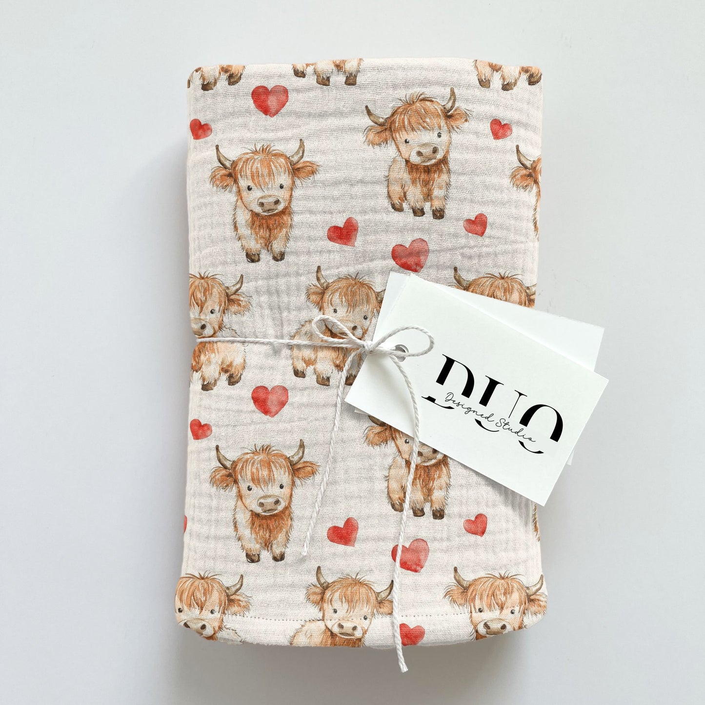 Love Cows Digital Seamless Pattern