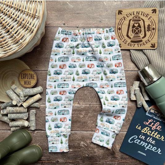 Campervans Digital Seamless Pattern