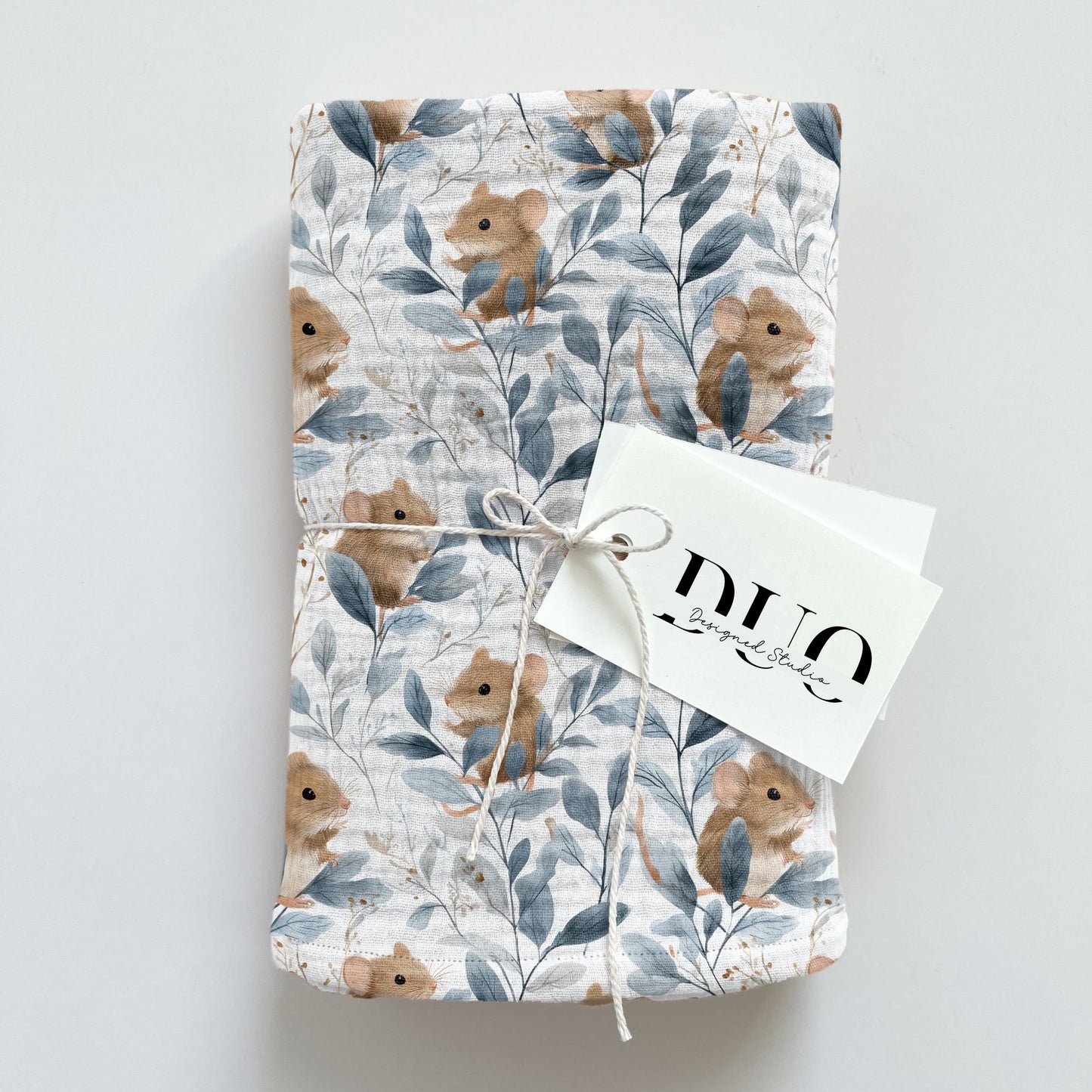 Mini Field Mice Digital Seamless Pattern