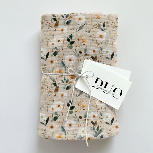 Modern Botanical Floral Digital Seamless Pattern