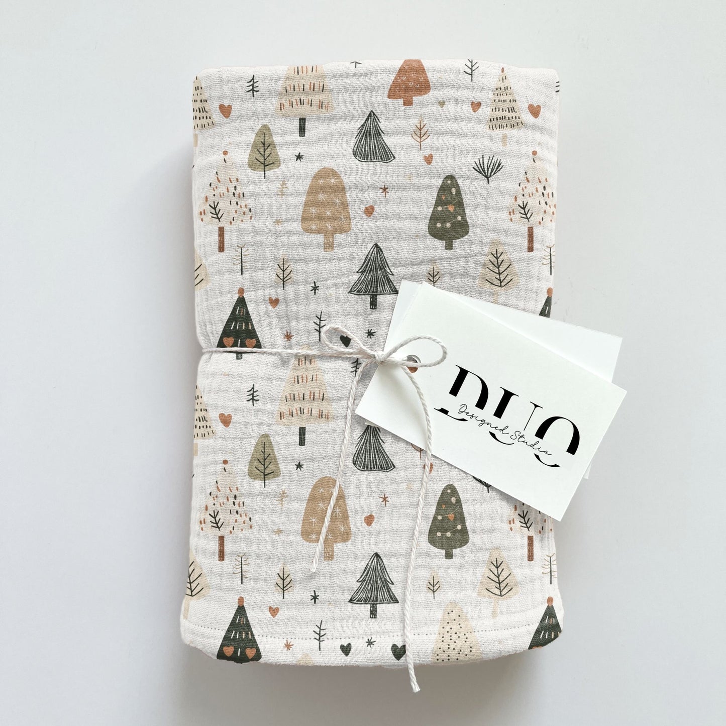 Neutral Woodland Digital Seamless Pattern