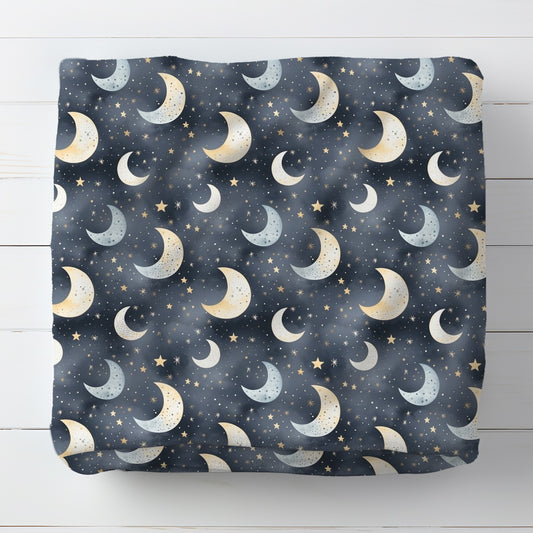 Night Sky Digital Seamless Pattern