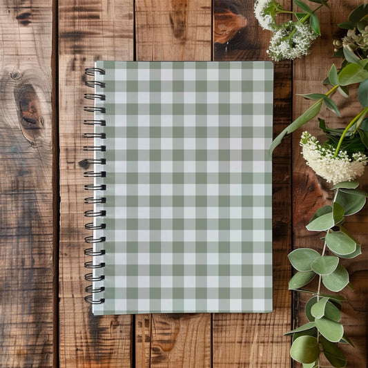 Red Stripe Bloom Green Gingham