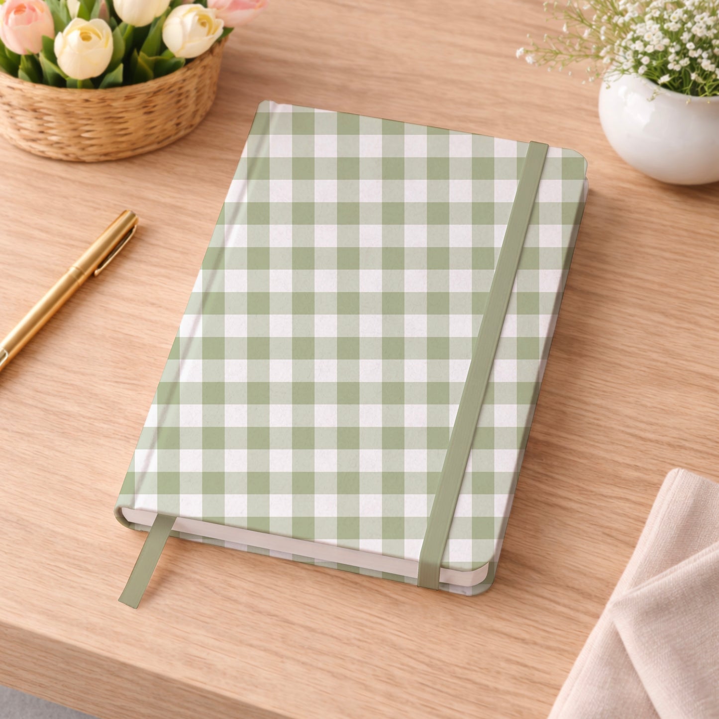 Christmas Green Gingham
