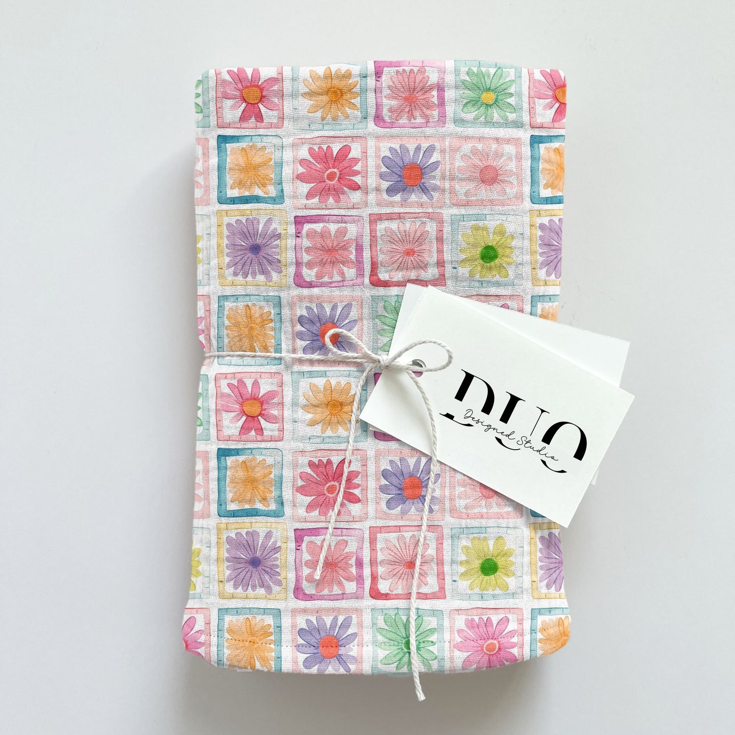Painted Floral Patchwork Digital Seamless Pattern