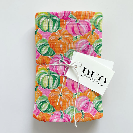 Painted Pumpkins Digital Seamless Pattern