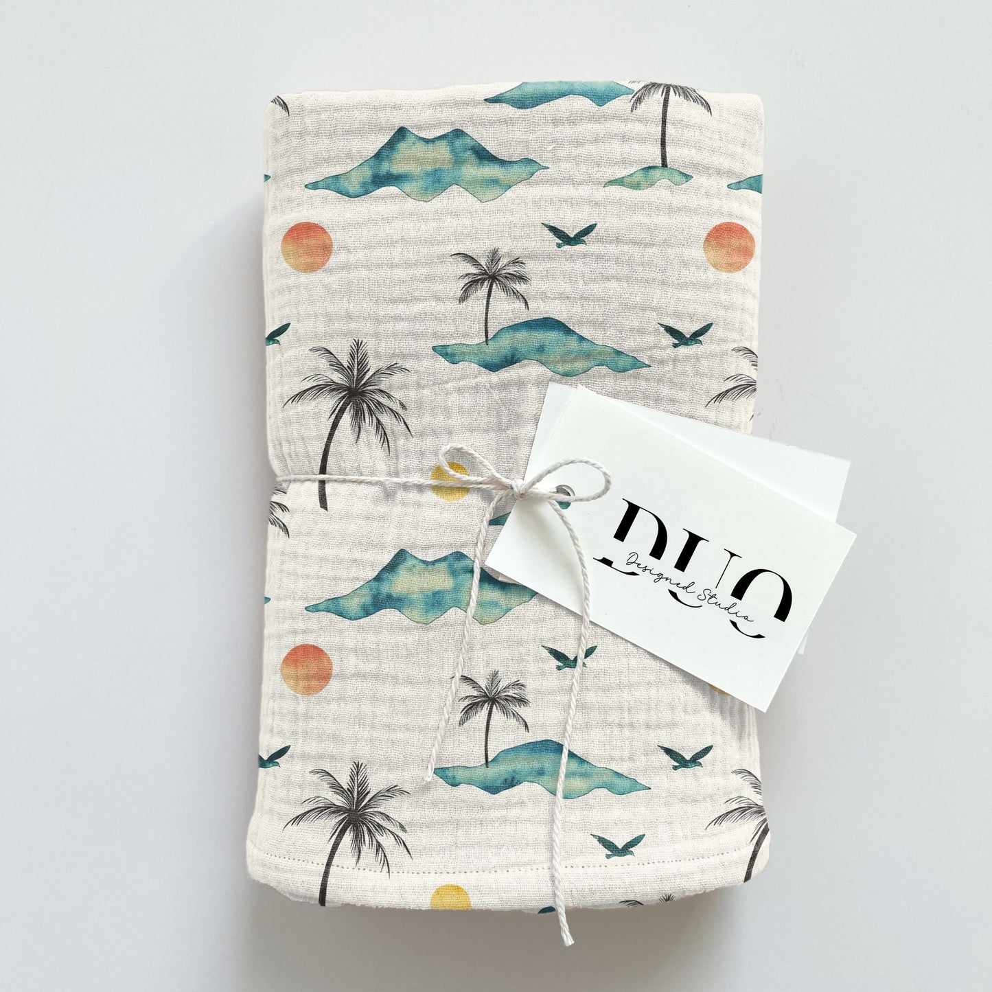 Palm Beach Digital Seamless Pattern