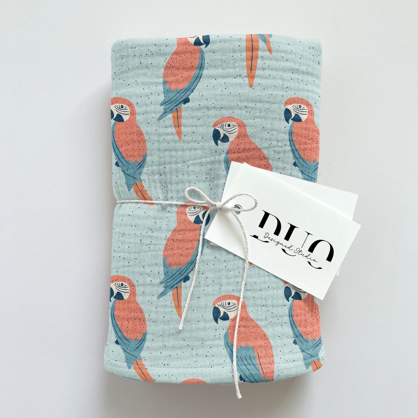 Speckled Parrots Digital Seamless Pattern