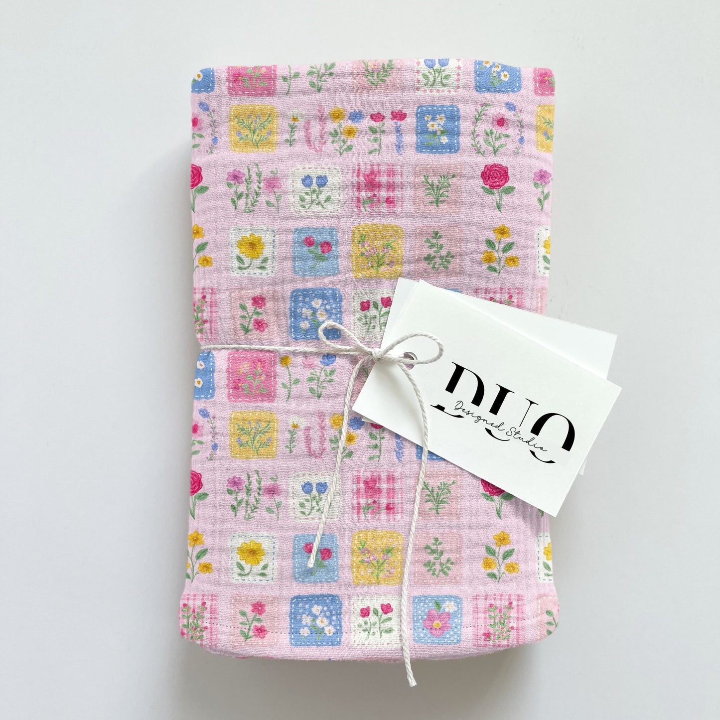 Pink Ditsy Patchwork Digital Seamless Pattern