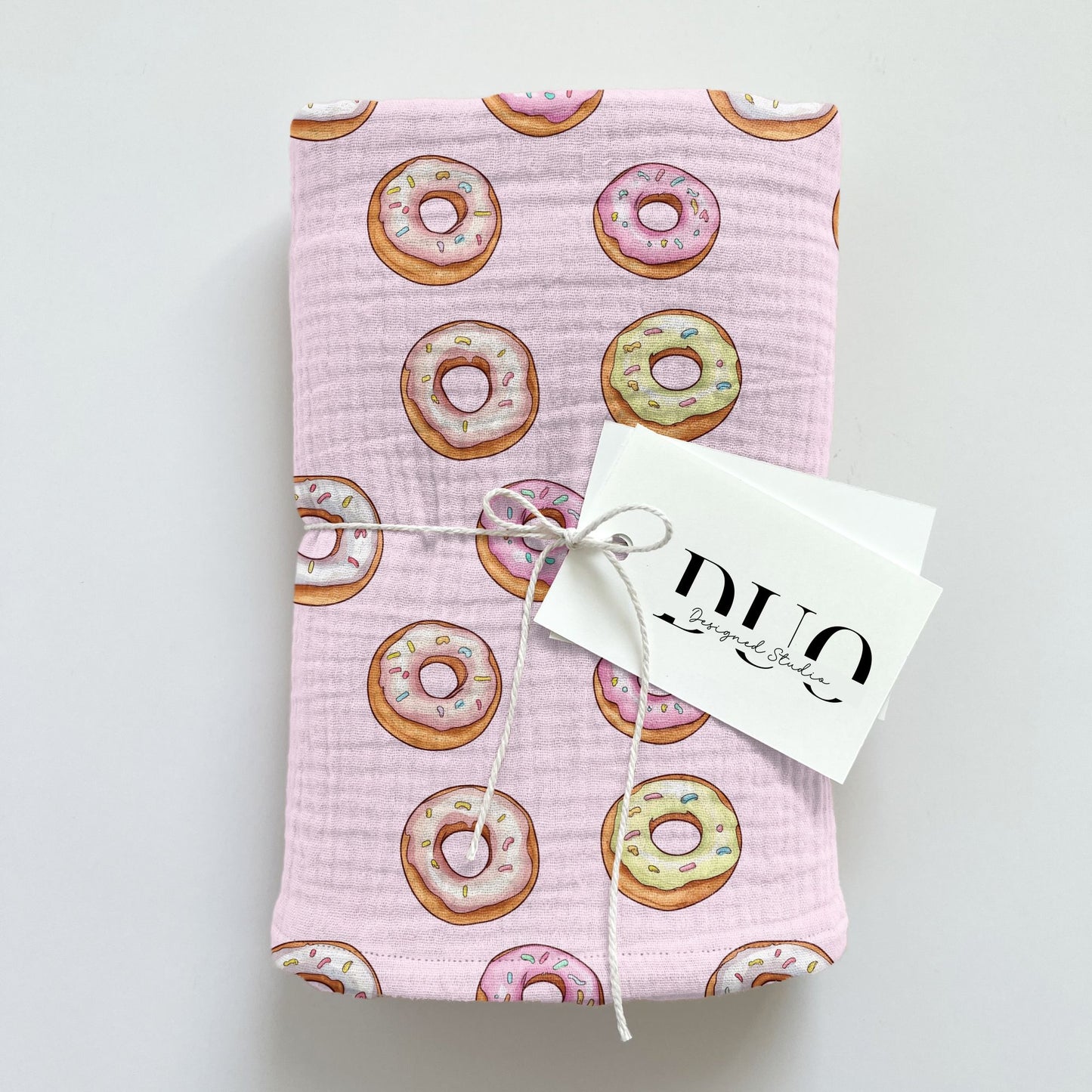 Pink Donuts Digital Seamless Pattern