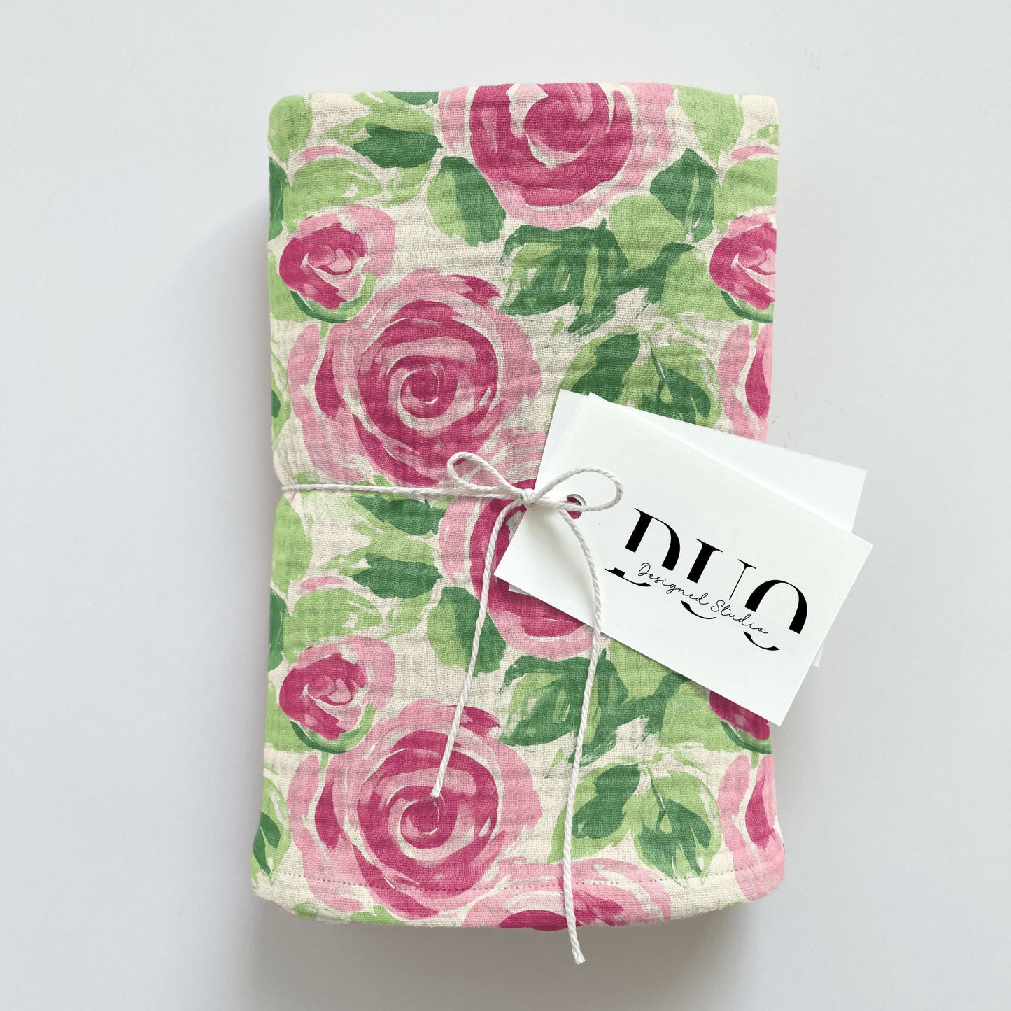 Pink Roses Oil Painting Digital Seamless Pattern