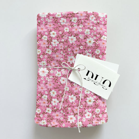 Pink Ditsy Floral Digital Seamless Pattern