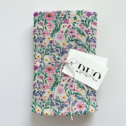Pink Lilac Ditsy Floral Digital Seamless Pattern