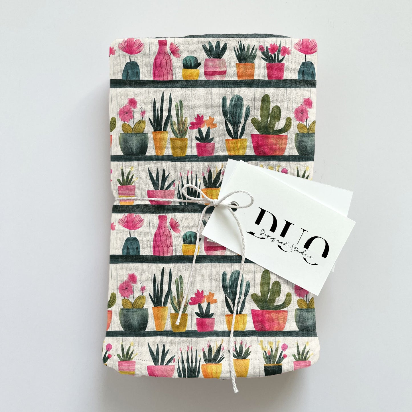 Plant Pots Digital Seamless Pattern