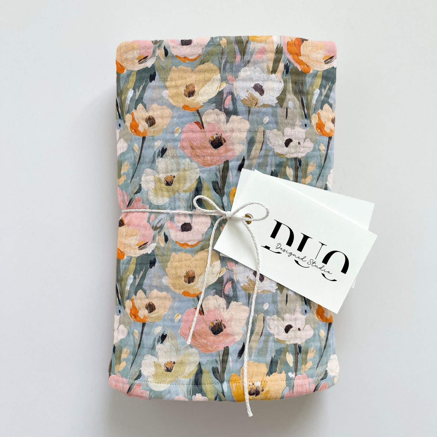 Pretty Floral Canvas Digital Seamless Pattern