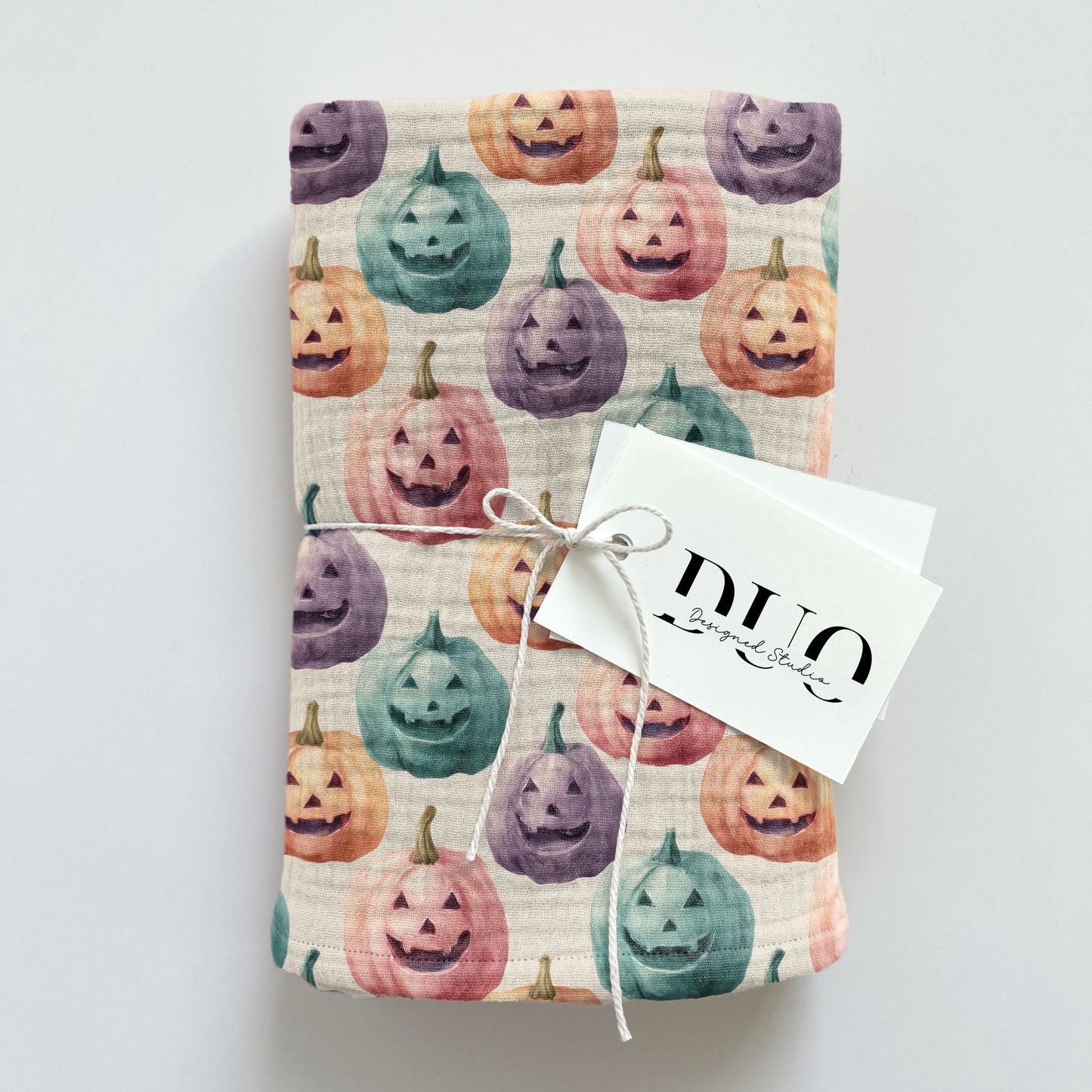 Pumpkin Heads Digital Seamless Pattern