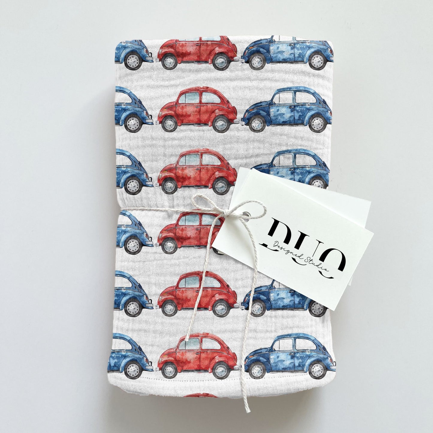 Red & Blue Cars Digital Seamless Pattern