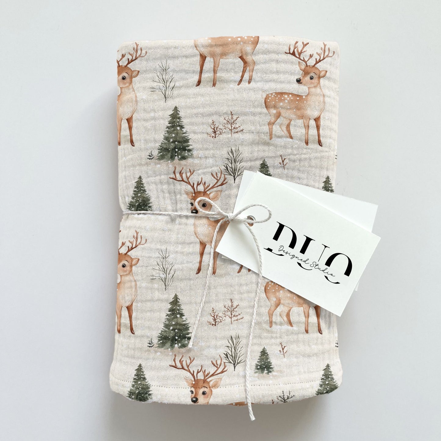Reindeer Digital Seamless Pattern