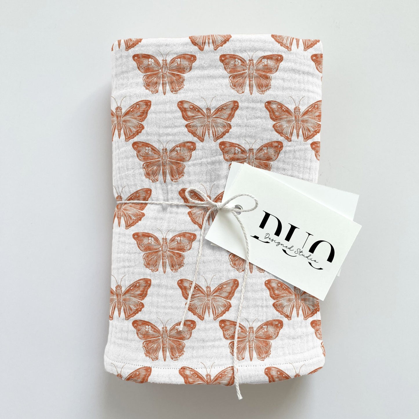 Rustic Butterflies Digital Seamless Pattern