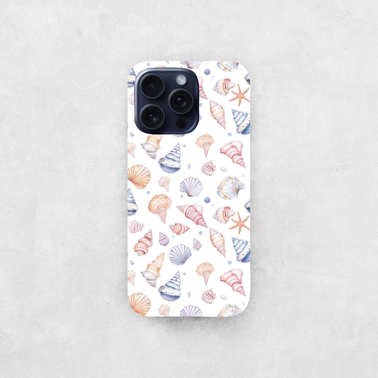 Seashells Digital Seamless Pattern