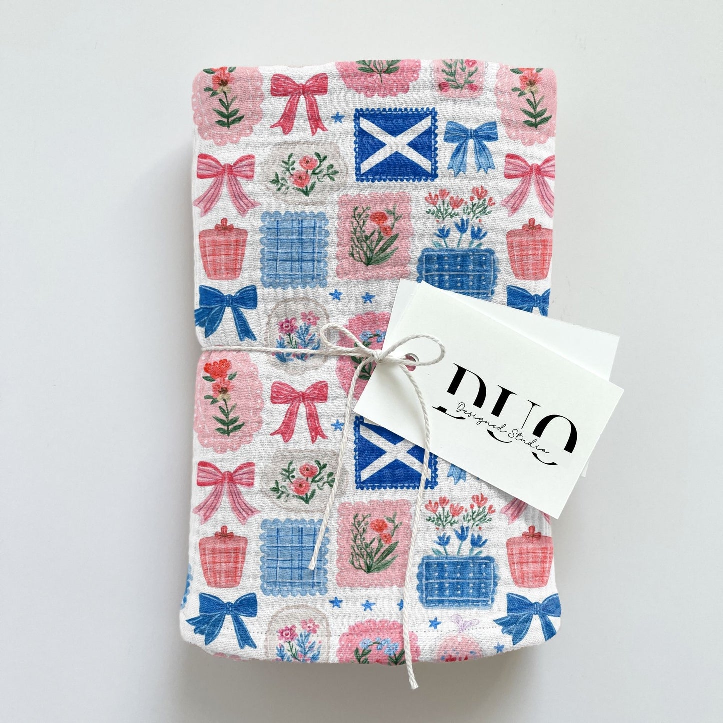 Scottish Patchwork Digital Seamless Pattern