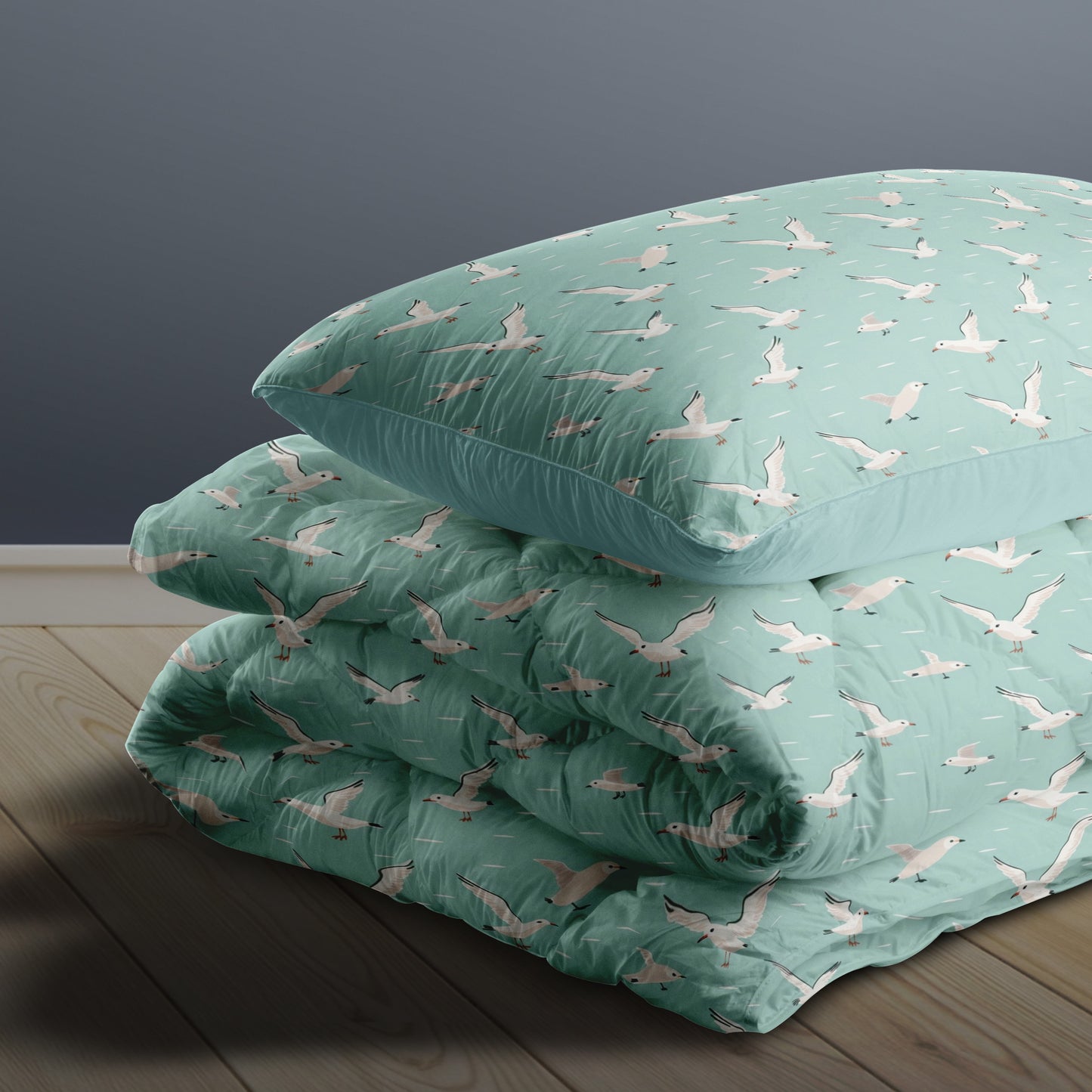 Seagulls Digital Seamless Pattern