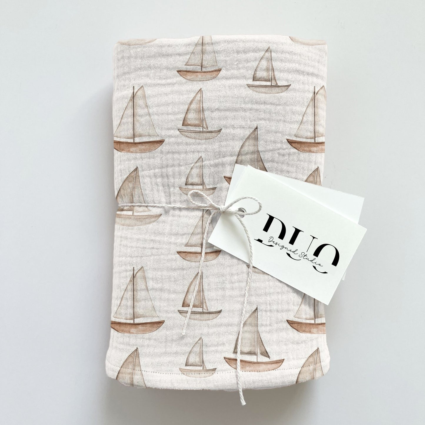 Simple Boats Digital Seamless Pattern