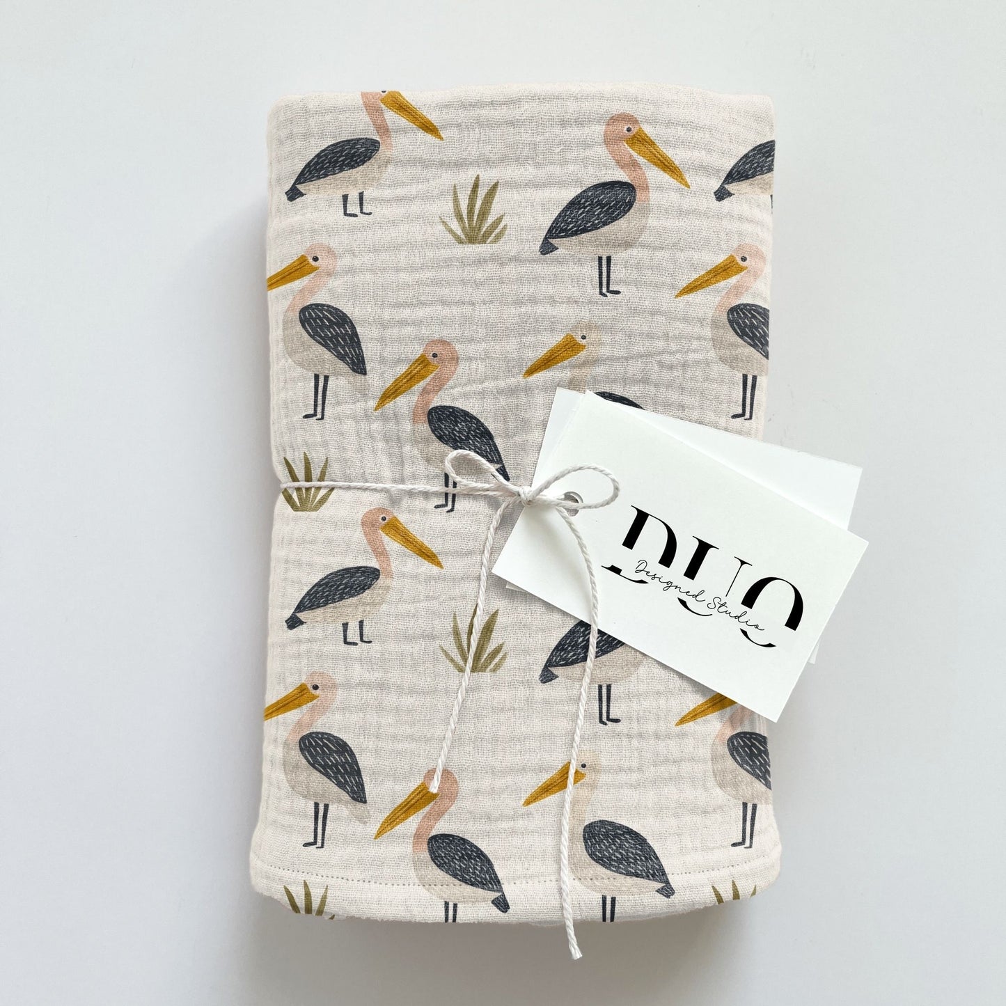 Simple Pelicans Digital Seamless Pattern