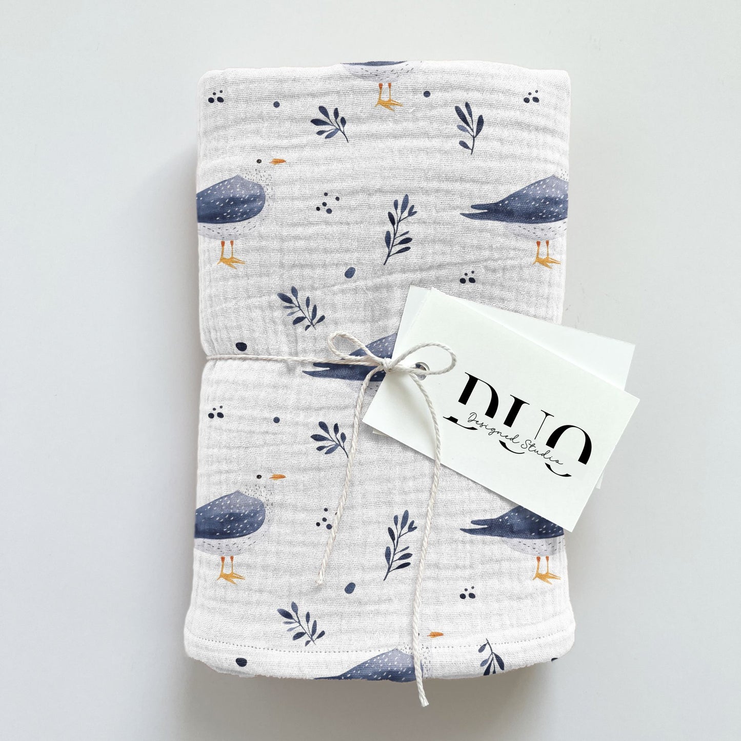 Simple Seagulls Digital Seamless Pattern