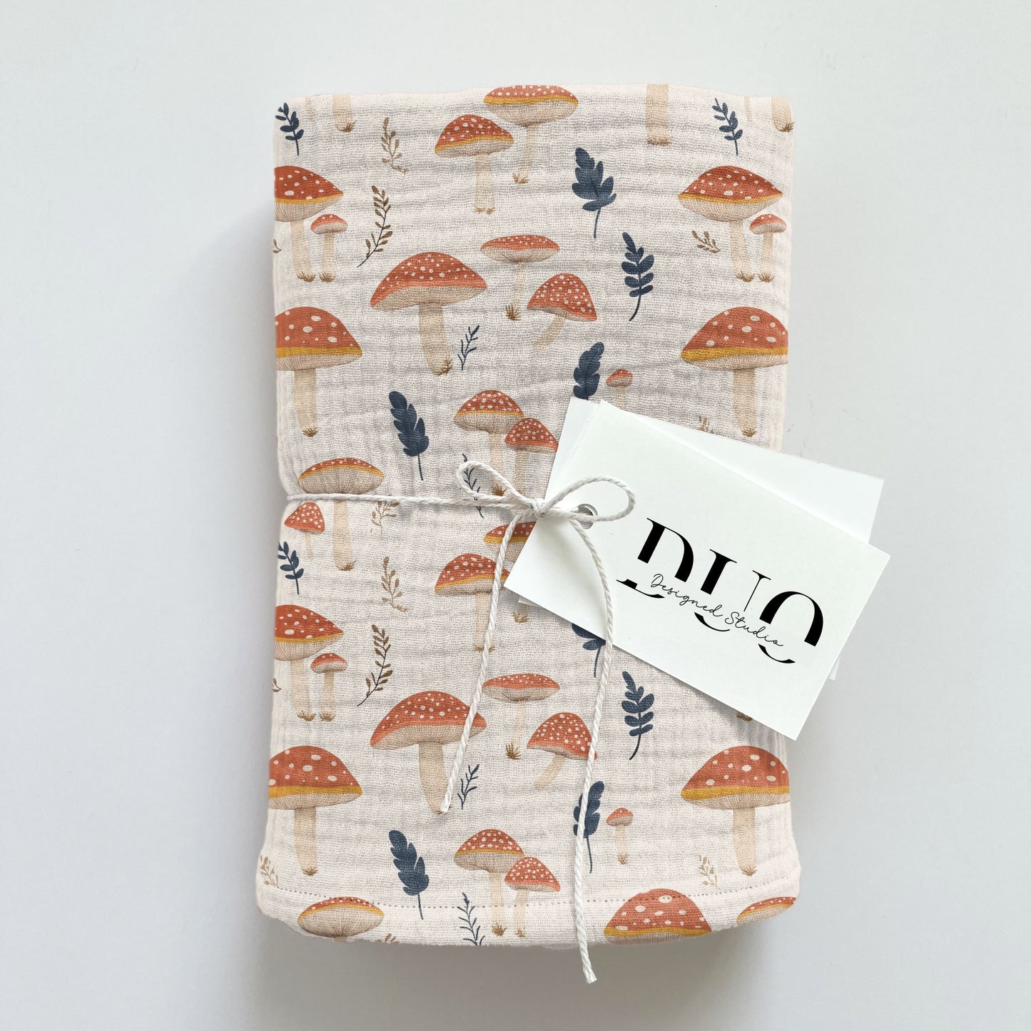 Toadstool Forest Digital Seamless Pattern
