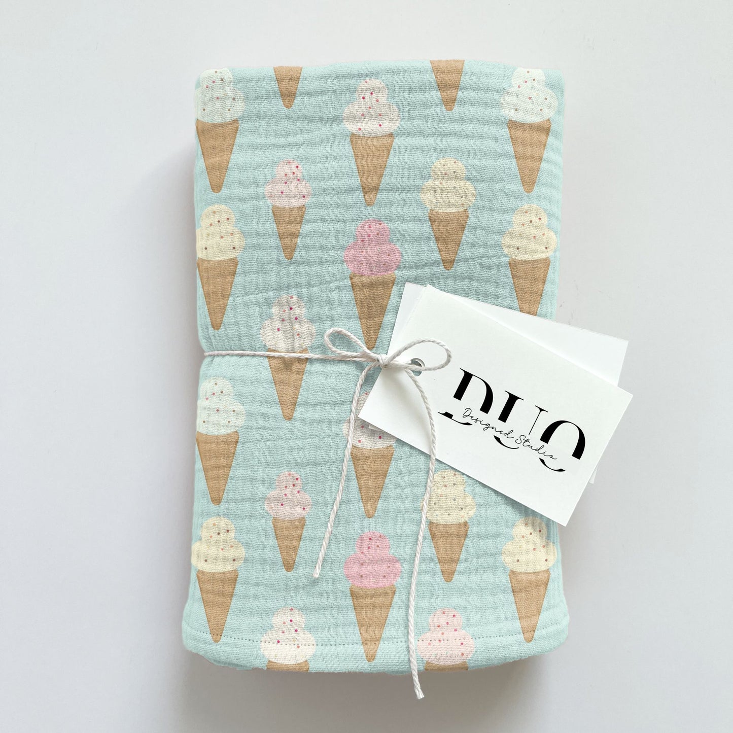 Simply Ice Creams Digital Seamless Pattern