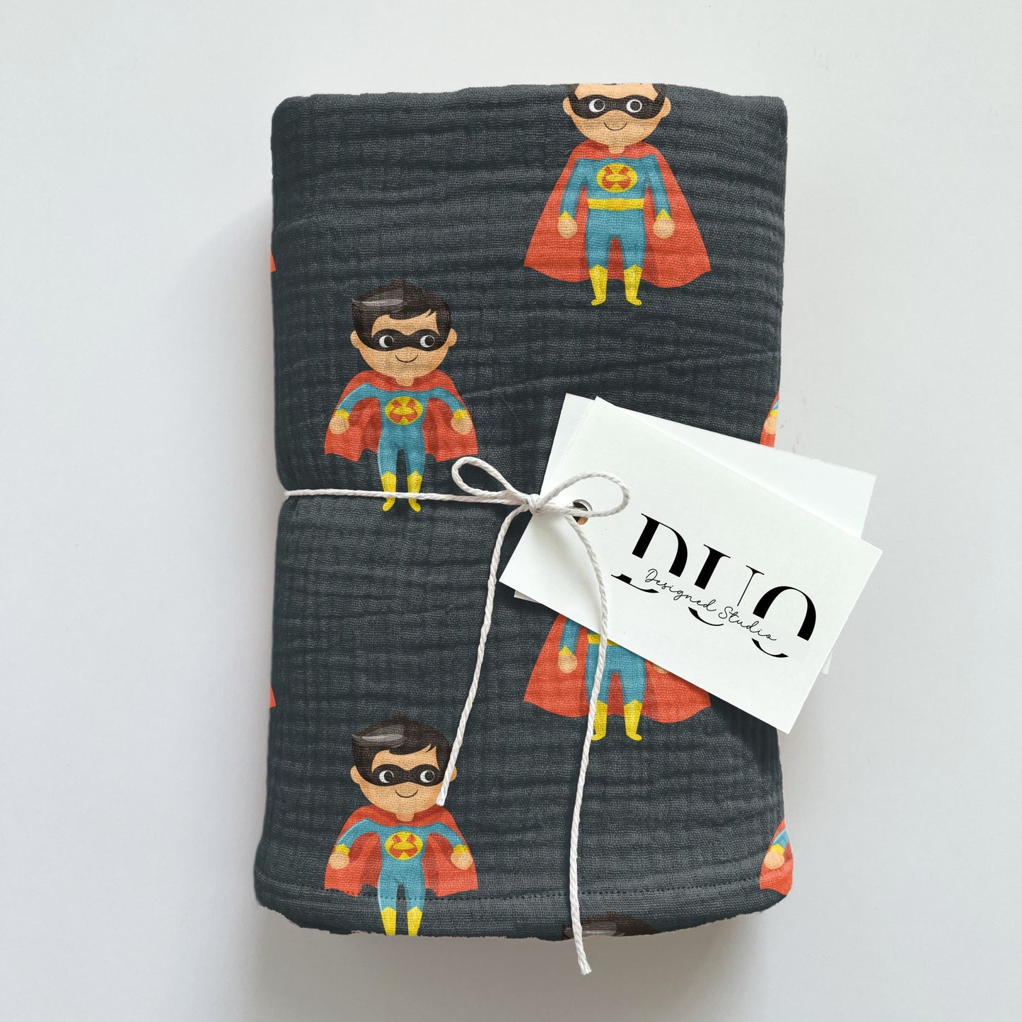 Superhero Boy Digital Seamless Pattern