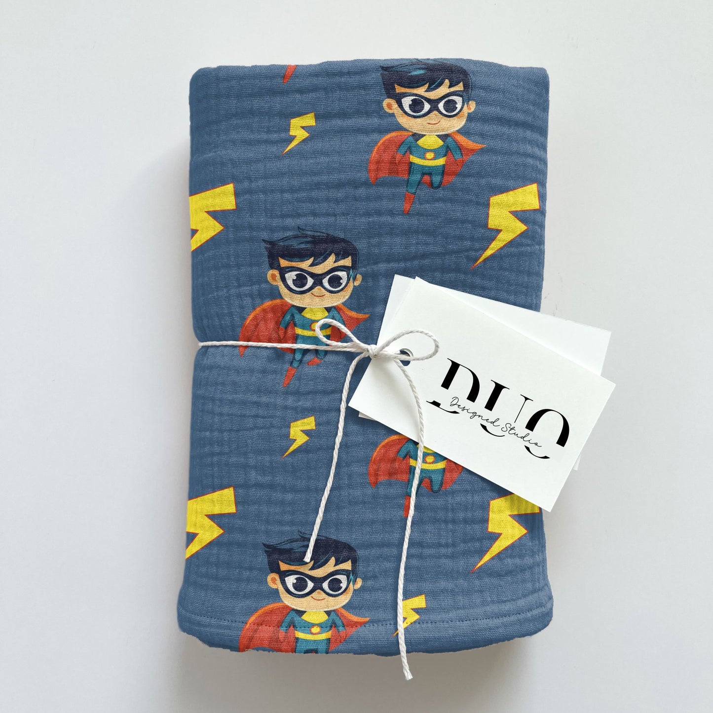 Superhero Boy Digital Seamless Pattern