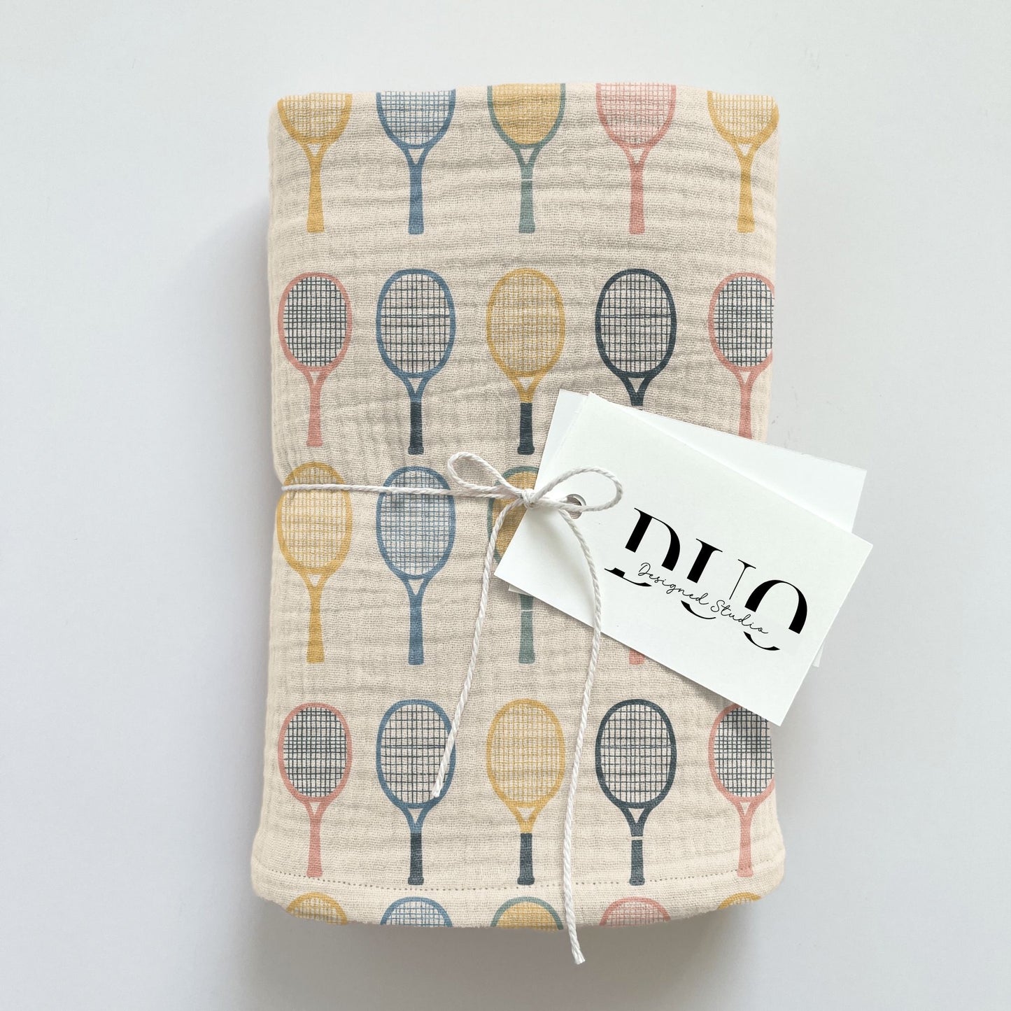 Tennis Racquets Digital Seamless Pattern