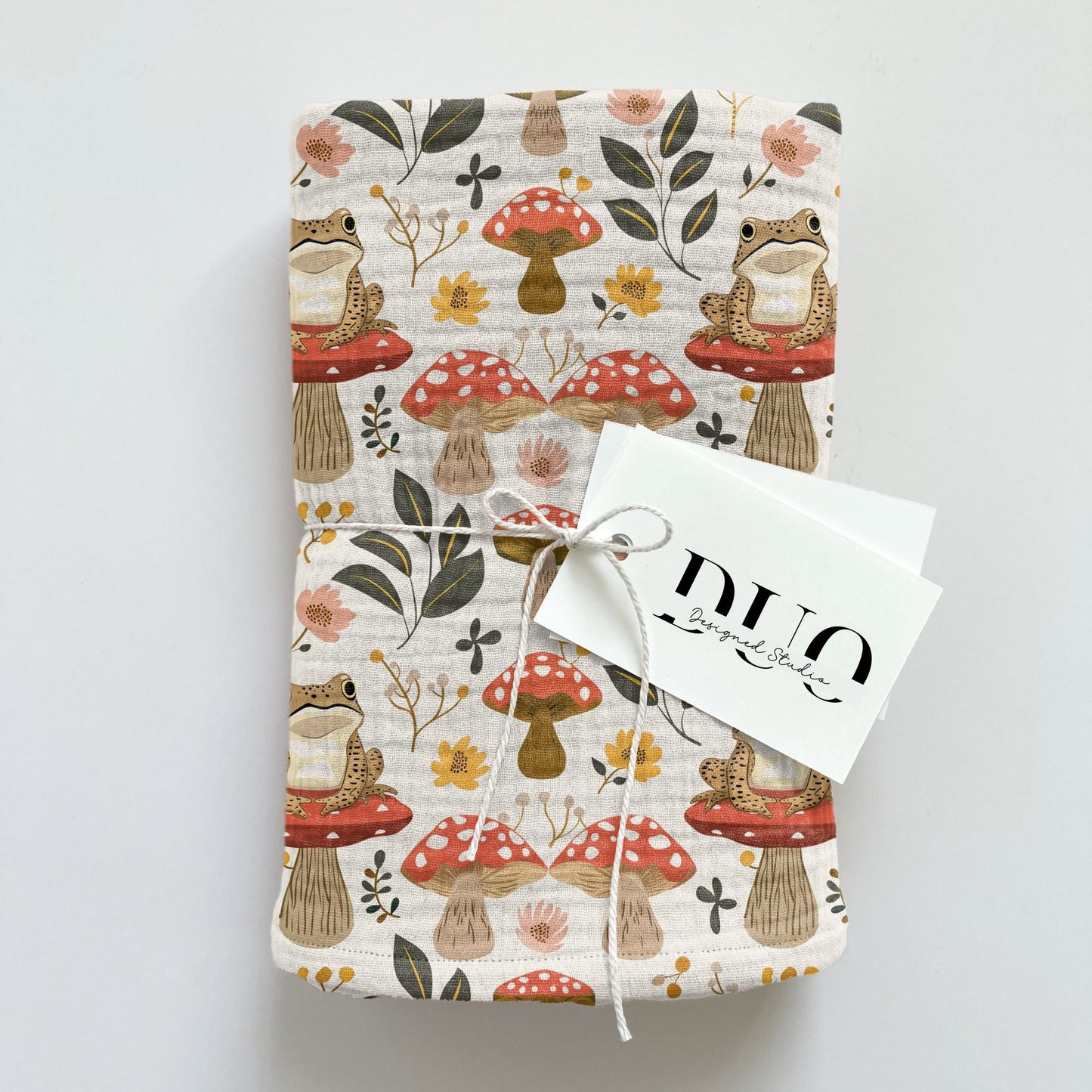 Toadstools Digital Seamless Pattern