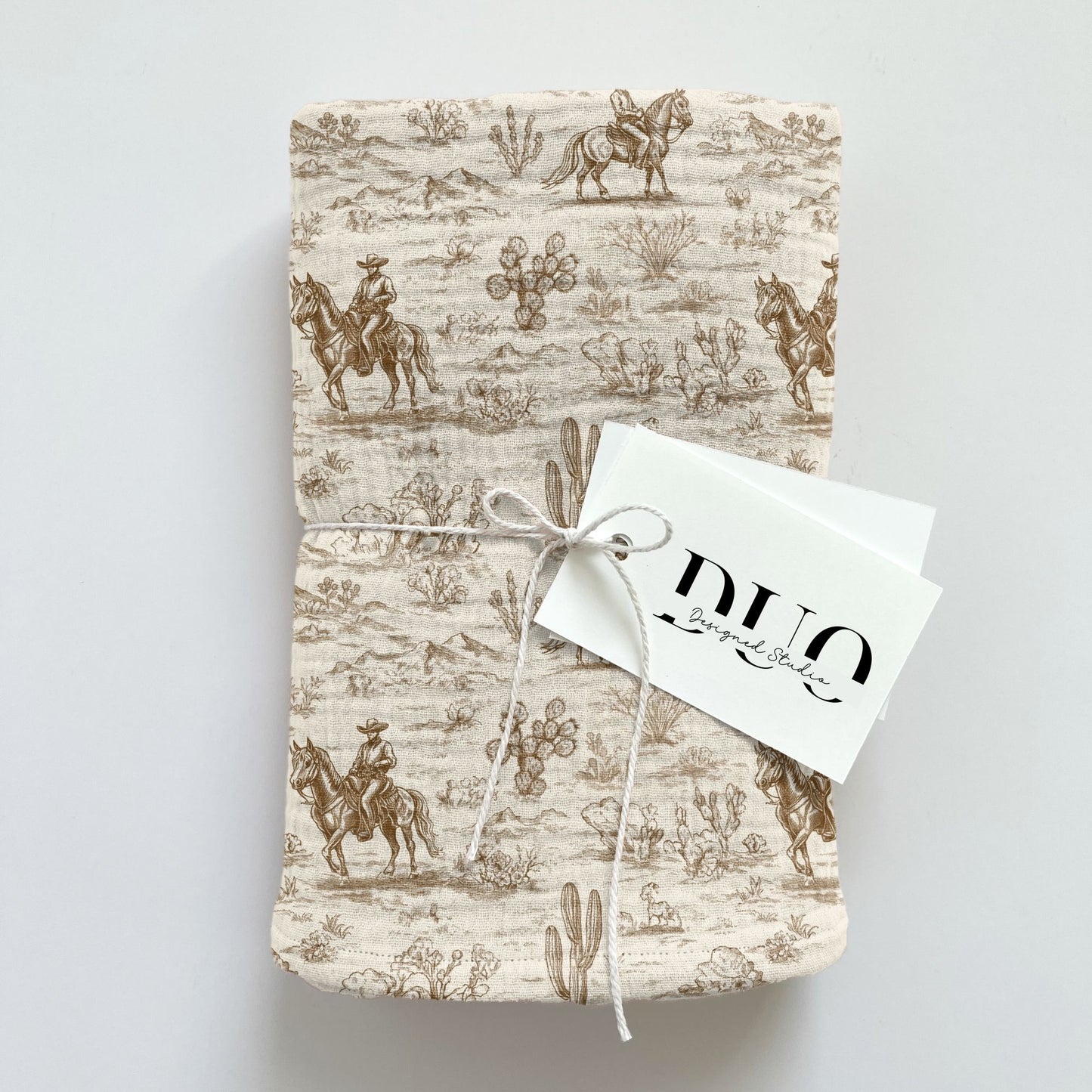 Toile Cowboy Digital Seamless Pattern