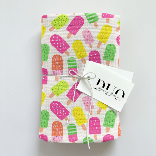 Tutti Fruity Popsicles Digital Seamless Pattern