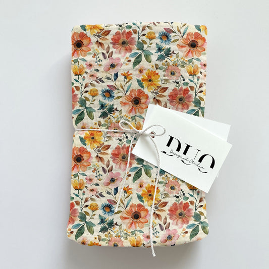 Vibrant Summer Floral Digital Seamless Pattern