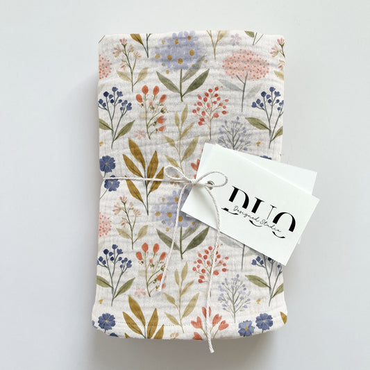 Vintage Pastel Blooms Digital Seamless Pattern