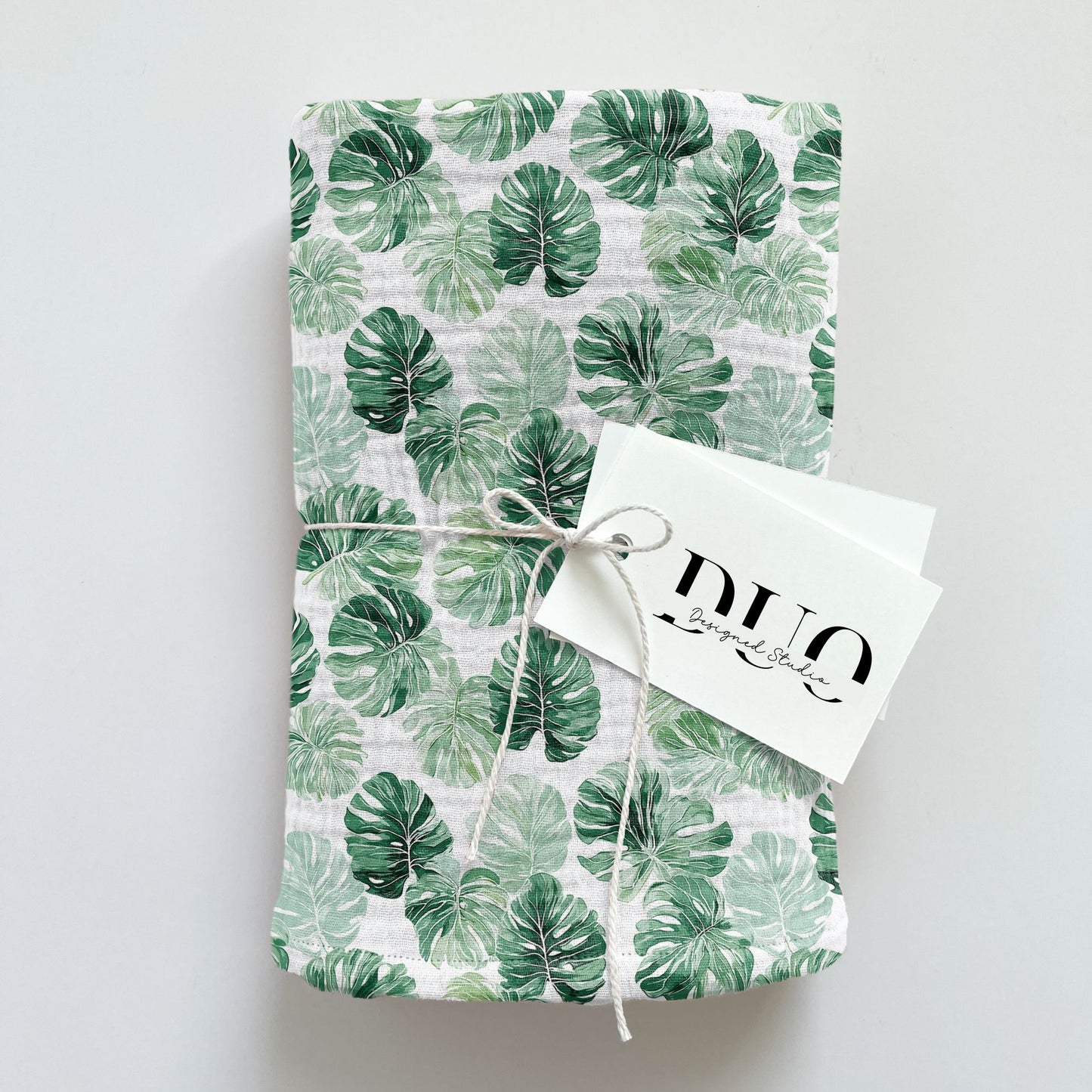 Watercolour Monstera Leaves Digital Seamless Pattern