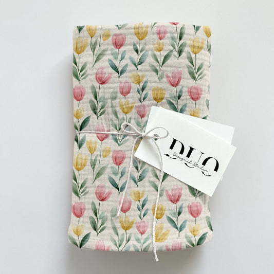 Watercolour Tulips Digital Seamless Pattern